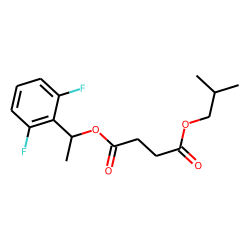 Succinic acid, 1-(2,6-difluorophenyl)ethyl isobutyl ester