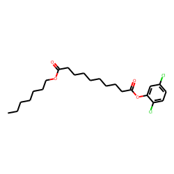 Sebacic acid, 2,5-dichlorophenyl heptyl ester