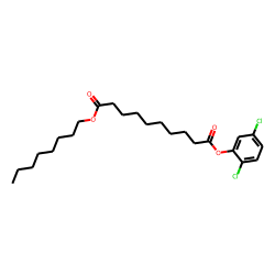 Sebacic acid, 2,5-dichlorophenyl octyl ester