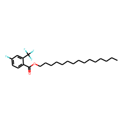 4-Fluoro-2-trifluoromethylbenzoic acid, pentadecyl ester