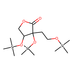 2C-(2-Hydroxyethyl)threonic acid lactone # 1, TMS