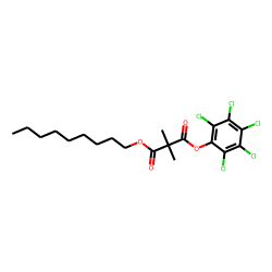 Dimethylmalonic acid, nonyl pentachlorophenyl ester