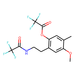 2,5-Dimethoxy-4-methyl-«beta»-phenethylamine-M (O-desmethyl), bisTFA, I