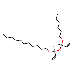 Silane, methylvinyl(hexyloxy)(methylvinylundecyloxysilyloxy)-