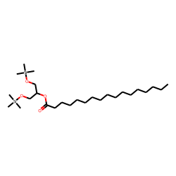 Heptadecanoic acid, 1,3-bis-(OTMS) propyl ester («beta»-glyceryl heptadecanoate)