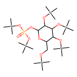 «alpha»-Glucopyranose phosphate, hexakis-TMS