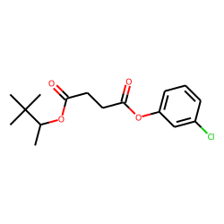 Succinic acid, 3-chlorophenyl 3,3-dimethylbut-2-yl ester