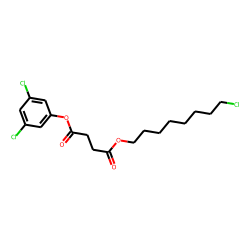 Succinic acid, 8-chlorooctyl 3,5-dichlorophenyl ester