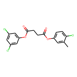 Succinic acid, 4-chloro-3-methylphenyl 3,5-dichlorophenyl ester