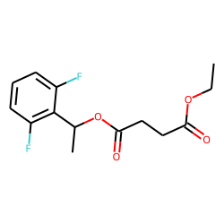 Succinic acid, 1-(2,6-difluorophenyl)ethyl ethyl ester