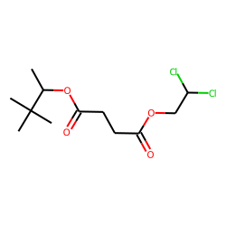 Succinic acid, 2,2-dichloroethyl 3,3-dimethylbut-2-yl ester