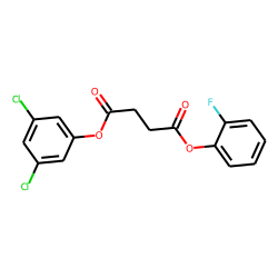 Succinic acid, 2-fluorophenyl 3,5-dichlorophenyl ester