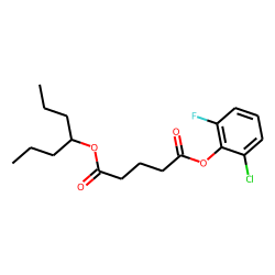 Glutaric acid, 2-chloro-6-fluorophenyl hept-4-yl ester