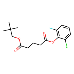 Glutaric acid, 2-chloro-6-fluorophenyl neopentyl ester