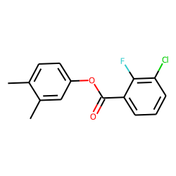 3-Chloro-2-fluorobenzoic acid, 3,4-dimethylphenyl ester