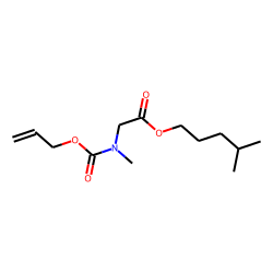 Glycine, N-methyl-N-allyloxycarbonyl-, isohexyl ester