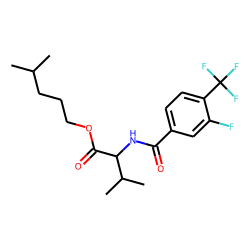L-Valine, N-(3-fluoro-4-trifluoromethylbenzoyl)-, isohexyl ester