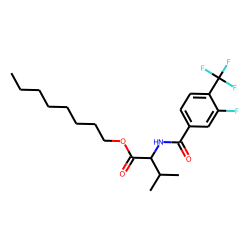 L-Valine, N-(3-fluoro-4-trifluoromethylbenzoyl)-, octyl ester
