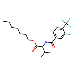 L-Valine, N-(3-fluoro-4-trifluoromethylbenzoyl)-, heptyl ester