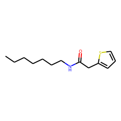 2-Thiopheneacetamide, N-heptyl-