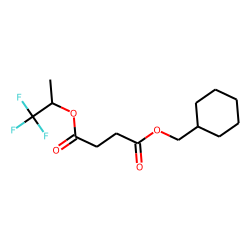 Succinic acid, cyclohexylmethyl 1,1,1-trifluoroprop-2-yl ester