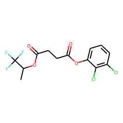 Succinic acid, 2,3-dichlorophenyl 1,1,1-trifluoroprop-2-yl ester
