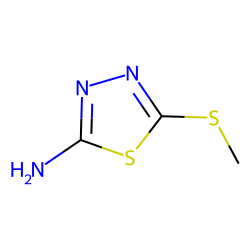 1,3,4-Thiadiazol-2-amine, 5-(methylthio)-