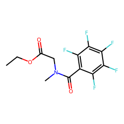 Sarcosine, N-pentafluorobenzoyl-, ethyl ester