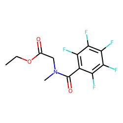 Sarcosine, n-pentafluorobenzoyl-, ethyl ester