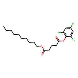 Glutaric acid, decyl 2,4,6-trichlorophenyl ester