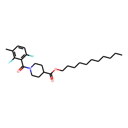 Isonipecotic acid, N-(2,6-difluoro-3-methylbenzoyl)-, undecyl ester
