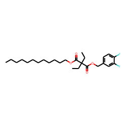Diethylmalonic acid, 3,4-difluorobenzyl dodecyl ester