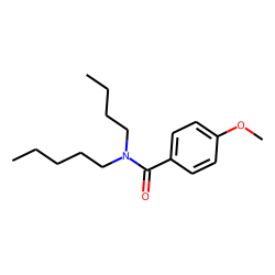 Benzamide, 4-methoxy-N-butyl-N-pentyl-