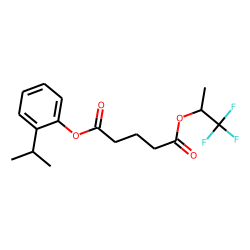 Glutaric acid, 1,1,1-trifluoroprop-2-yl 2-isopropylphenyl ester