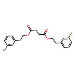 Succinic acid, di(3-bromophenethyl) ester