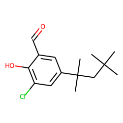 Benzaldehyde, 2-hydroxy, 3-chloro, 5-(1,1,3,3-tetramethylbutyl)