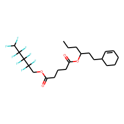 Glutaric acid, 1-(cyclohex-2-enyl)hex-3-yl 2,2,3,3,4,4,5,5-octafluoropentyl ester