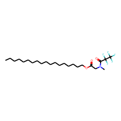 Sarcosine, n-pentafluoropropionyl-, octadecyl ester
