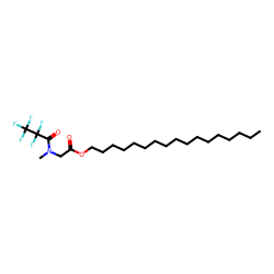 Sarcosine, N-pentafluoropropionyl-, heptadecyl ester