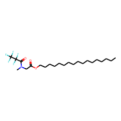 Sarcosine, n-pentafluoropropionyl-, heptadecyl ester