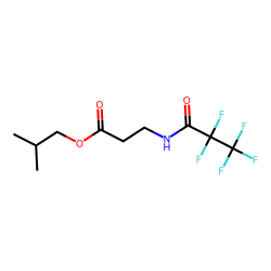 .beta.-Alanine, N-pentafluoropropionyl-, isobutyl ester