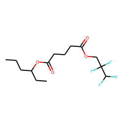 Glutaric acid, 2,2,3,3-tetrafluoropropyl 3-hexyl ester