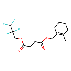 Succinic acid, 2,2,3,3-tetrafluoropropyl (2-methylcyclohex-1-en-1-yl)methyl ester