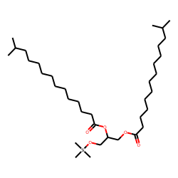 Glycerol, 1-iso-C15, 2-iso-C15, TMS
