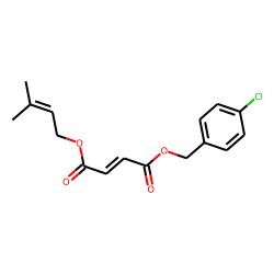 Fumaric acid, 4-chlorobenzyl 3-methylbut-2-en-1-yl ester