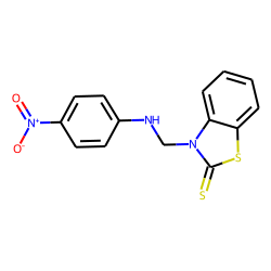 2-Benzothiazolinethione, 3-(4-nitrophenylaminomethyl)-