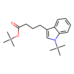 1H-Indole-3-butanoic acid, 1-(trimethylsilyl)-, trimethylsilyl ester
