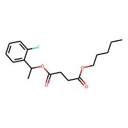 Succinic acid, 1-(2-fluorophenyl)ethyl pentyl ester