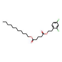 Glutaric acid, 2-(2,4-dichlorophenyl)ethyl undecyl ester