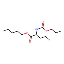 l-Norvaline, n-propoxycarbonyl-, pentyl ester